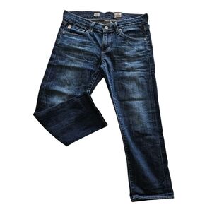 Womens Cropped Blue Jeans
